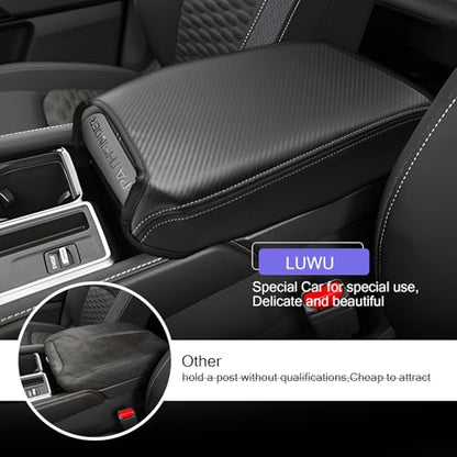 2025 2026 Pathfinder Center Console Cover Compatible with Pathfinder 2022 2023 2024 2025 2026 Accessories Armrest Cover Armrest Console Cover Carbon Fiber Texture