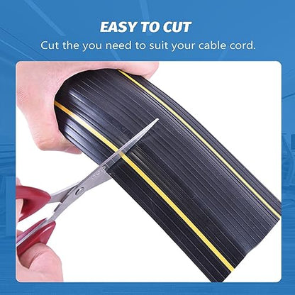 6.5FT Heavy Duty PVC Floor Cable Cover