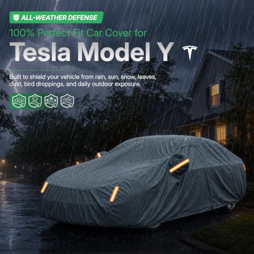 Waterproof Heavy Duty Car Cover Custom Fit Tesla Model Y