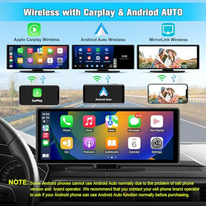10.26" Carplay Screen for Car Portable