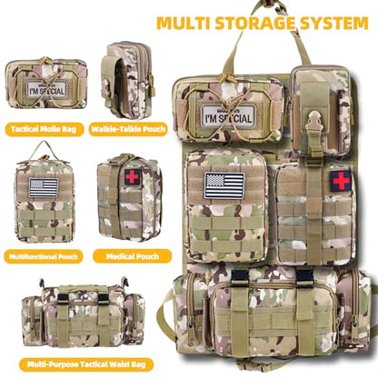 Tactical Vehicle Seat Back Organizer (59.9657 Ounce)