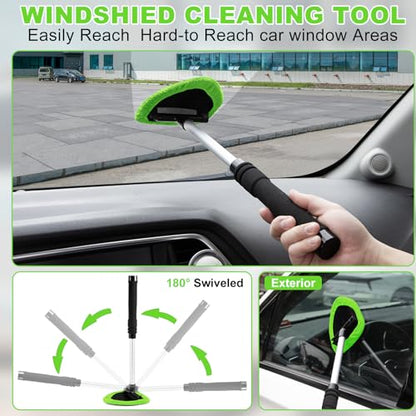 Green Windshield Cleaner Tool