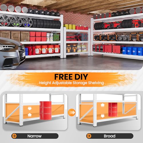 60" W Metal Shelving Heavy Duty