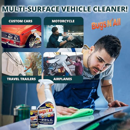 Bugs N’ All Multipurpose Car Cleaner & Degreaser (4 Fl Oz)