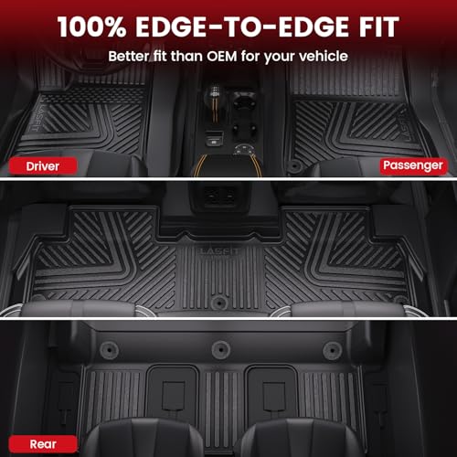 Floor Mats for Rivian R1S 2022 (3 Count)