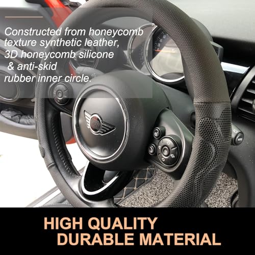 Large Size Comfy Grip Steering Wheel Cover 15.75 Inch