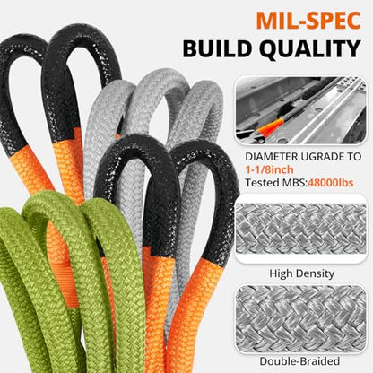 Kinetic Recovery Tow Rope
