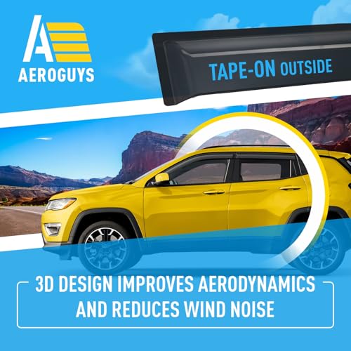 Extra Durable Window Deflectors Tape (4 Count)