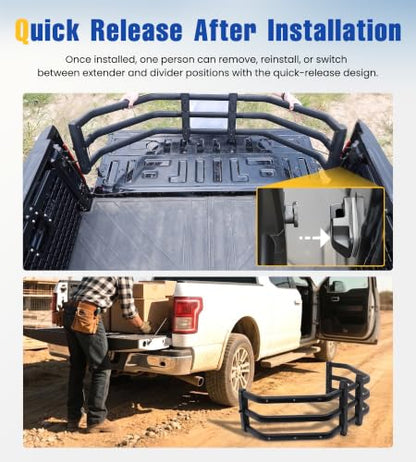 46" 54" Adjustable Truck Bed Extender