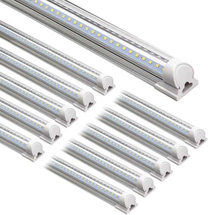 T8 LED Shop Lights 8FT (10 Count)