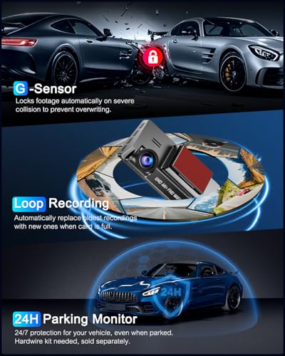Dash Cam Front 4K Built