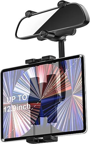 Rearview Mirror Tablet Holder for Car