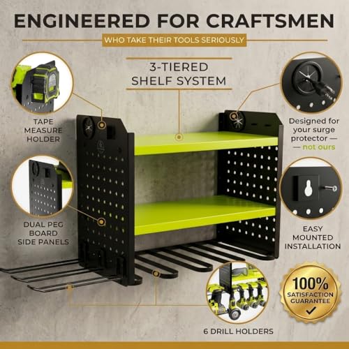 Power Tool Organizer Wall Mount