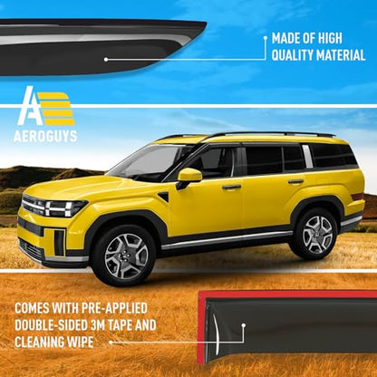 Extra Durable Window Deflectors Tape (4 Count)