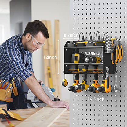 Wall Mount Modular Tool Charging Organizer (2 Count)