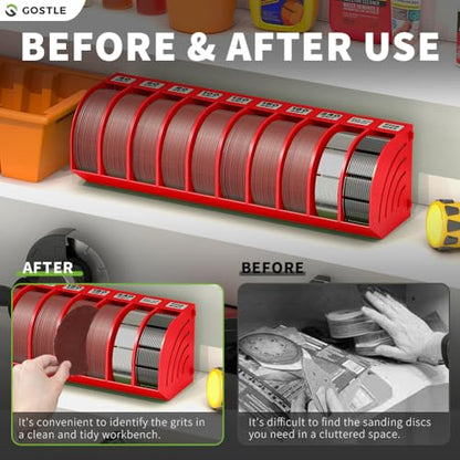 5 Inch Professional Sanding Discs Storage Bins