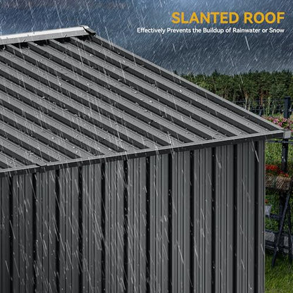 10x8ft Outdoor Storage Shed
