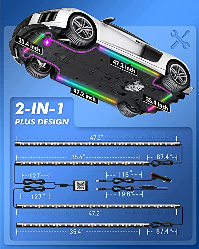 Underglow Car Lights (8 Count)