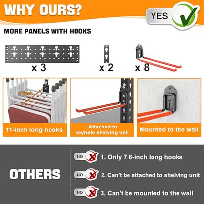 Garden Tool Organizer Wall Mounted