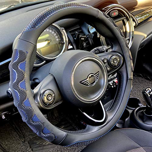 Steering Wheel Cover Great Grip Honeycomb Design 15 Inch