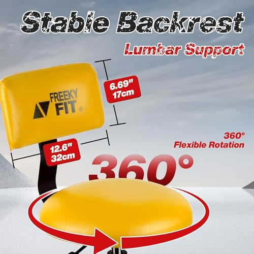 Shop Stool with Backrest