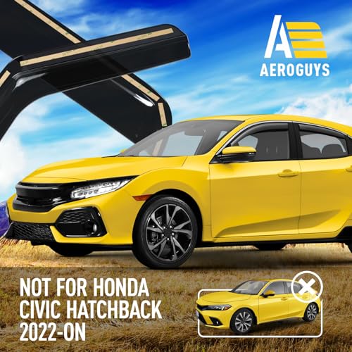Extra Durable Window Deflectors in (4 Count)