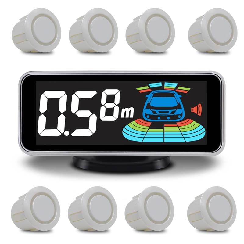 Car Parking Sensors Kit Reverse Radar parktronic System Auto Electronics Vehicle Back Assistant Reverse 8 Sensor