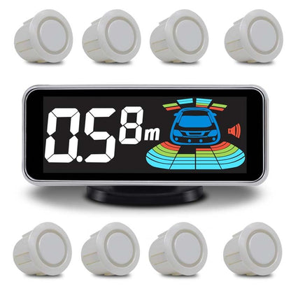 Car Parking Sensors Kit Reverse Radar parktronic System Auto Electronics Vehicle Back Assistant Reverse 8 Sensor