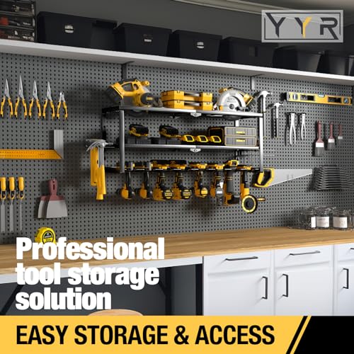 Heavy Duty Power Tool Organizer Wall Mount