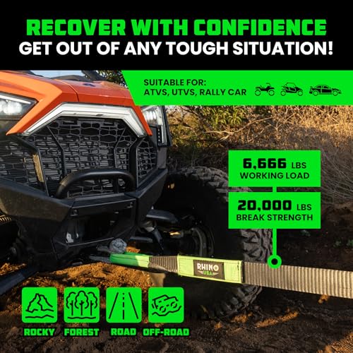 Offroad Recovery Tow Strap (20 Foot)