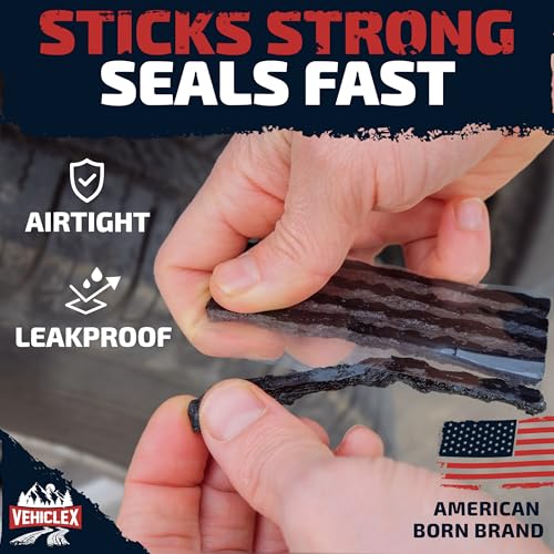 Tubeless Tire Repair Kit with Aluminum T Handle Tools