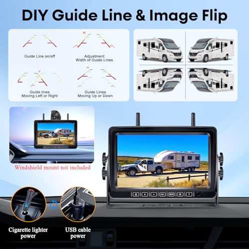 1080P Wireless Backup Camera Magnetic