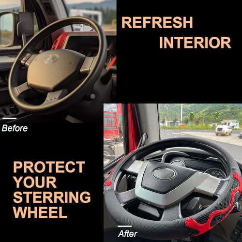 XL Comfy Grip Steering Wheel Cover for Semi Truck 18 Inch