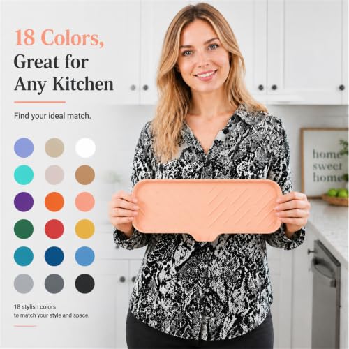 Silicone Soap Dish with Drain Spout