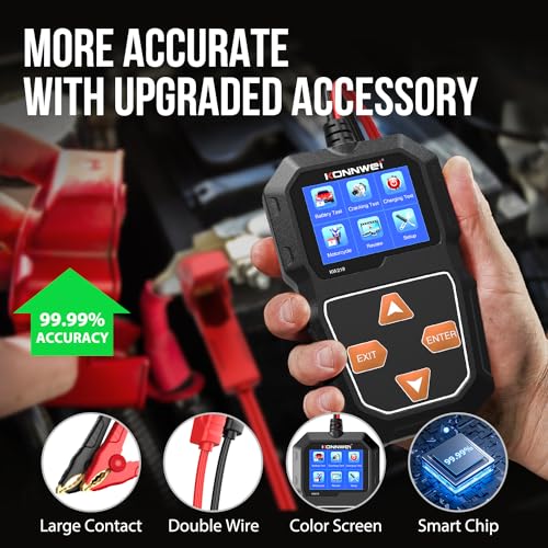 KW218 6V 12V Car Battery Tester 100