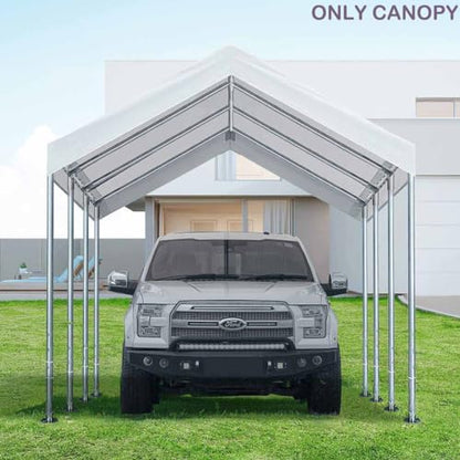 12'x20' Carport Canopy Replacement Cover White