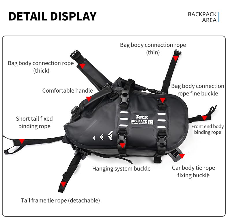 Motorcycle Saddle Bags Tail Bag