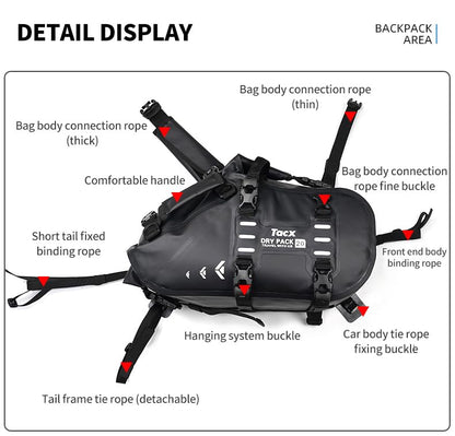 Motorcycle Saddle Bags Tail Bag
