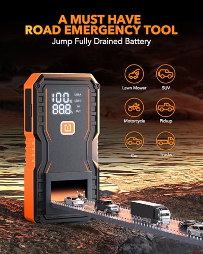 Jump Starter 6000A for All Gas