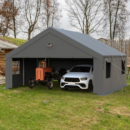 20x20 Heavy Duty Carport Canopy