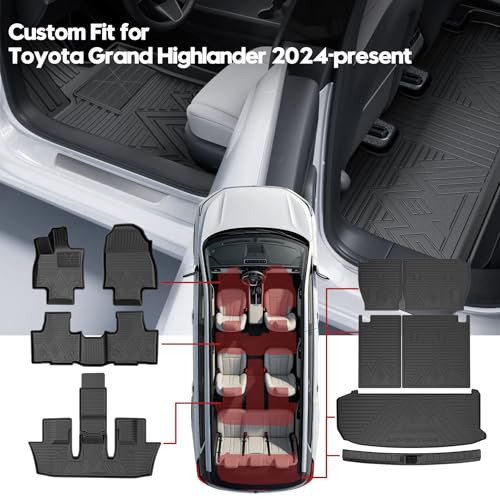 Floor Mats for Toyota Grand Highlander 2024