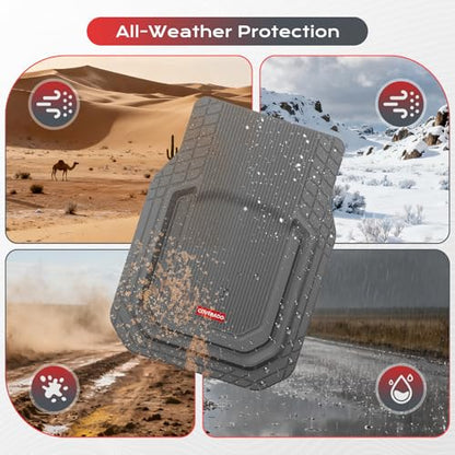 Heavy Duty Car Floor Mats (3 Count)
