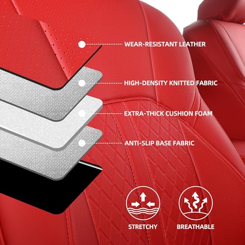 Custom Fit Camry Seat Covers for 2025 2026 Toyota Camry XLE XSE