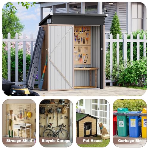 4.9x2.9 FT Outdoor Storage Shed