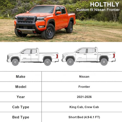 10 Layers Truck Cover Waterproof All Weather Custom Fit Nissan Frontier