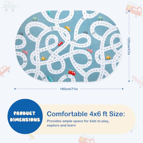 Large Kids Playroom Rug