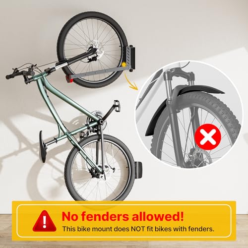 No Lift Swivel Bike Wall Mount (4 Count)