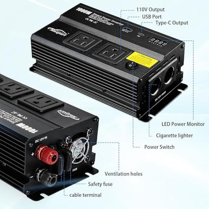 1000W Power Inverter for Car
