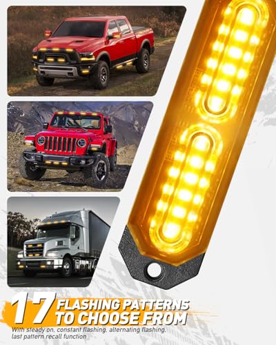 1200T Emergency Strobe Grille Lights (8 Count)
