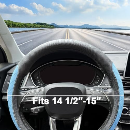 Nappa Leather Steering Wheel Cover